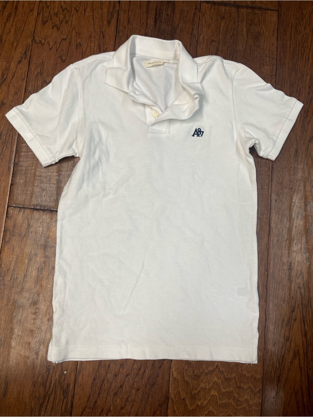 Aeropostale A87 MENS logo piqué polo
